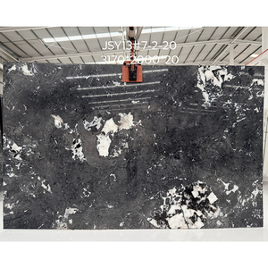 Dalle de marbre de luxe brésilienne <span class=keywords><strong>Chandon</strong></span> 20 mm pour comptoir, décoration intérieure, vente en gros, carrelage de sol noir de luxe, dalle de marbre en pierre - Product Image 1