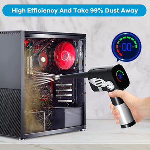 Souffleur d'air électrique sans fil à moteur sans balais, nettoyeur de PC, 40000 tr/min, 3 vitesses, vent puissant, ventilateur turbo - Product Image 3