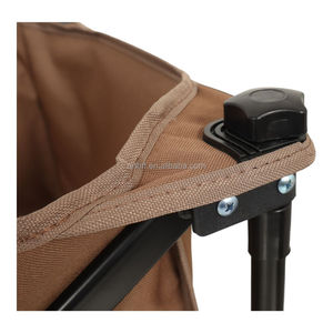 Carrito de Camping Plegable, Plegado sin Esfuerzo, Marco de Acero Ligero, Mango Ajustable, Portátil, para Viajes, Pesca, Jardín, Almacenamiento - Product Image 5