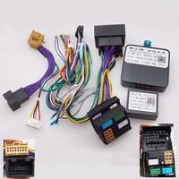 Kabel Daya Android Evoresn Car Audio 16PIN dengan Kotak Canbus untuk Audi Q3, Adaptor Kabel Harness Pemutar DVD, Hitam 21cm