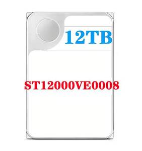 ฮาร์ดดิสก์ภายในสำหรับเซิร์ฟเวอร์ ST12000VE0008 ความจุ 12TB ขนาด 3.5 นิ้ว ความเร็ว 7200RPM แคช 256MB SATA 6Gb/s รองรับการสตรีมวิดีโอและบันทึกวิดีโอแบบ 24/7 - Product Image 1