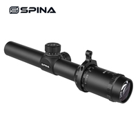 Lunette tactique 1-7x24, multi-revêtement, tube unique, optique en aluminium, lunette de chasse