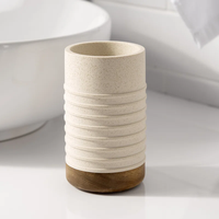 Ensemble de bain de luxe Accessoires de salle de bain Bain beige pour hôtels et décoration intérieure