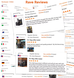 1kg 2kg 3kg 6kg 10kg 15kg 30kg 60kg 120kg Elektrischer Gas-Kaffeeröster Kaffeeröstmaschine Kaffeeröstergerät - Product Image 6