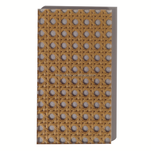 籐竹色アクリルシート織りメッシュワイヤー樹脂板<span class=keywords><strong>PETG</strong></span>有機ガラスホテルスクリーン家具キャビネットドア装飾 - Product Image 4