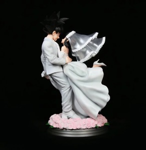 Figurine d'action <span class=keywords><strong>Goku</strong></span> <span class=keywords><strong>Chichi</strong></span> de 31 cm, anime DBZ, modèle en PVC GK <span class=keywords><strong>Goku</strong></span> Life Wedding, statue - Product Image 3