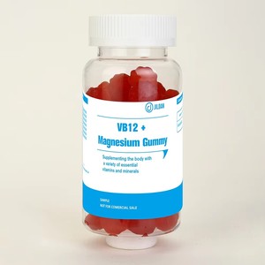 Compléments alimentaires en gommes à la vitamine <span class=keywords><strong>B12</strong></span>, vegan, marque privée OEM, pour adultes, santé musculaire, santé osseuse, multivitamines - Product Image 1