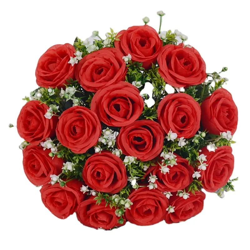 2023 gift box packaging artificial roses artificial flowers European wedding Valentine's Day home decoration flower