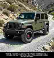 Ruedas de Aluminio Forjado Geruida S3-00012 17-22 Personalizadas en Negro Mate con Borde Mecanizado y Tapa Roja, Diseño Multirradio Profundo, Certificación DOT, para Jeep Wrangler