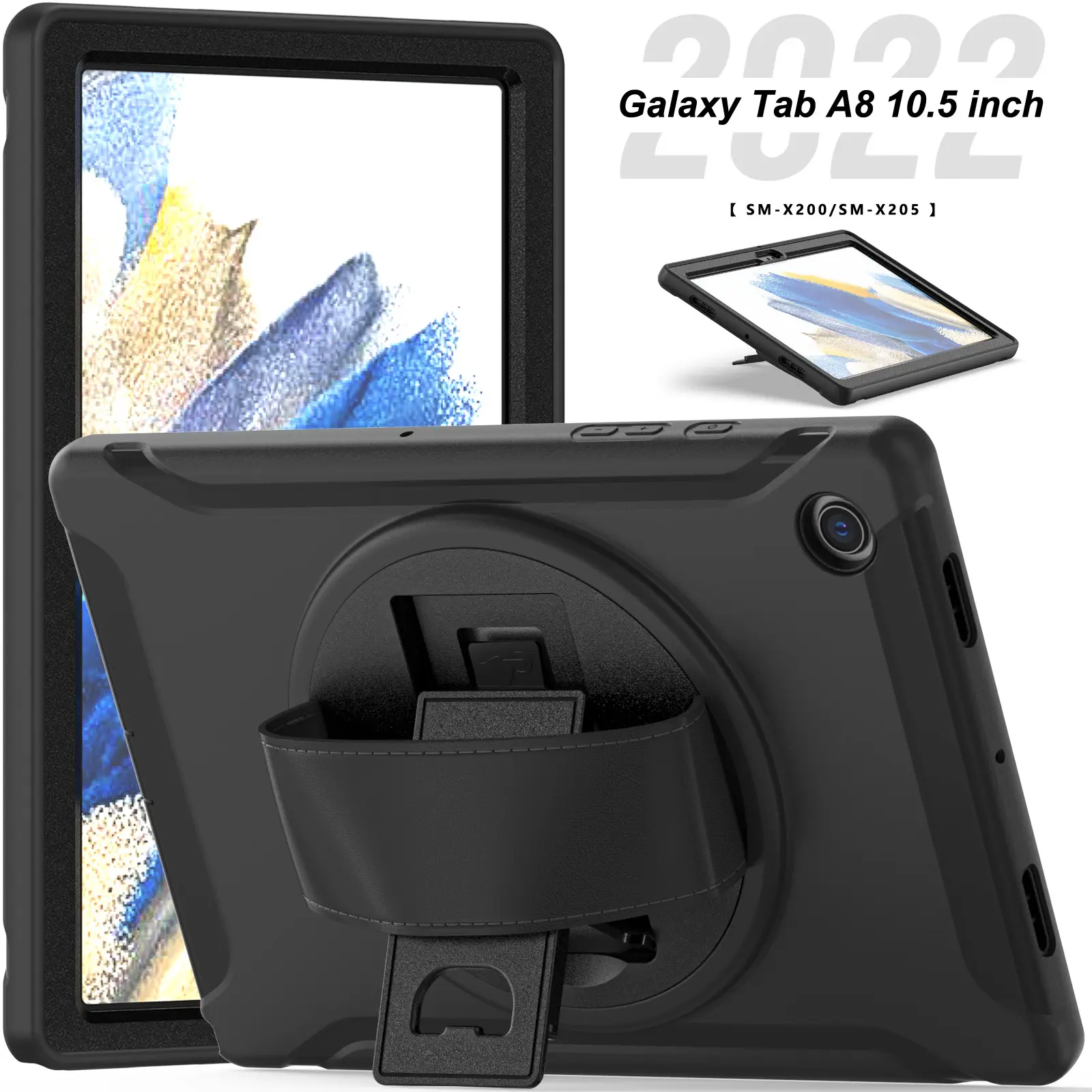 GSCASE fabbricazione all'ingrosso custodia tablet per samsung galaxy tab a7/s6 lite a8 10.5 pollici X200/X205