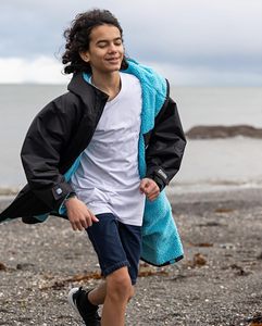 Oversized Printed Swim Parka Waterproof Windproof Surf Poncho Warm <b>Coat</b> Jacket Quick Dry Dry Changing Robe Nylon Oxford+Sherpa - Product Image 4