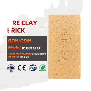 Ladrillos Refractarios al por Mayor SK-32/SK-34/SK-36/SK-38 para Grandes Proyectos Industriales - Gama Completa Disponible con 38-70% de Al2O3 - Product Image 1