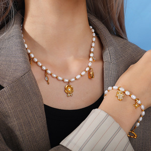 <span class=keywords><strong>Collana</strong></span> Fai-da-te in Acciaio Inossidabile Francese per Donna, con Ciondoli 18K a Forma di Aereo, Corona, Ombrello, Uccello, Coda di Sirena, <span class=keywords><strong>Tartaruga</strong></span>, Simbolo Cristiano, Ideale per Feste - Product Image 3