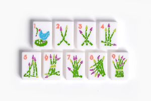 Milk White Single Layer Acrylic American Mahjong Set for Family Game Night - Product Image 4