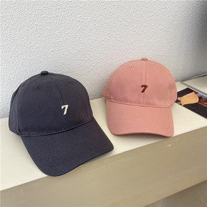 Bán Buôn Hàn Quốc Đầu Lớn Vòng Sâu Top Mũ Bóng Chày Phụ Nữ Tăng Sâu Hơn Dài vành Rộng Chương Mặt Nhỏ Hat - Product Image 3