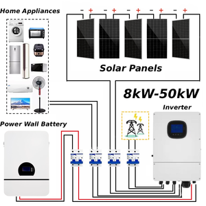 <span class=keywords><strong>Inversor</strong></span> <span class=keywords><strong>Growatt</strong></span> de 10 kW, Batería Lifepo4 Fuera de la Red, Sistema Solar de 20 kVA, Sistema Completo de Conexión a la Red de 8 kW, Sistema de Energía Solar de 50 kW, 40 kW - Product Image 1