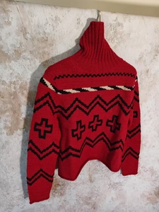 Pull et pull à col roulé en laine et lin pour femmes Design de vêtements élégant - Product Image 2