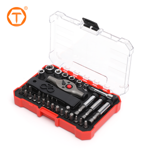 OEM 38 pcs đa chức năng xoắn ốc Ratchet Screwdriver <span class=keywords><strong>Set</strong></span> với ổ cắm bit - Product Image 1