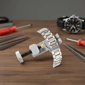 Adjustable Metal <b>Watch</b> Band Tool Kit For Wristwatch Repair Durable Made In Us - Product Image 2