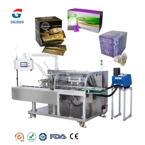 automatic cardboard carton box packing machine for packaging instant coffee perfume boxes gift box packaging machine