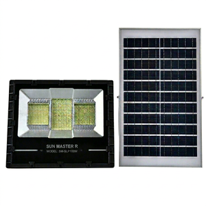 ไฟสปอร์ตไลท์พลังงานแสงอาทิตย์ 40W LED IP66 สำหรับสวนภายนอกอาคาร แผงไฟ 6000K มุมลำแสง 170 องศา Ra80 รับประกัน 2 ปี ได้รับการรับรองมาตรฐาน CE พร้อมรีโมท - Product Image 1