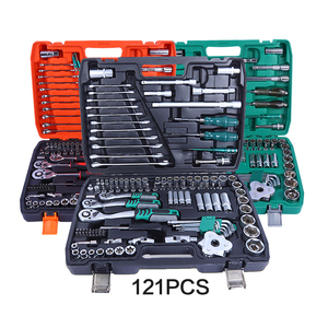<span class=keywords><strong>Set</strong></span> <span class=keywords><strong>Kit</strong></span> Completo di Attrezzi da 32-216 Pezzi per Riparazione Auto con Chiavi a Bussola a Cricchetto in Acciaio - Product Image 1