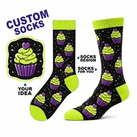 Chaussettes habillées personnalisées en coton peigné respirant et doux, en promotion, pour marques à marque privée