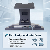 Usine OEM ODM Hospitality Smart 15.6 pouces écran tactile Pos Systems Machine pour Restaurants Retail Shop POS Machine