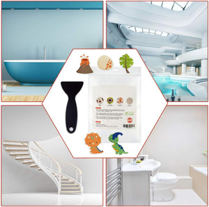 Xuri dibujos animados impreso baño <span class=keywords><strong>bañera</strong></span> evitar superficies resbaladizas transparente bebé niños piel agarre pegatina antideslizante cinta - Product Image 4