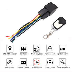 Gerçek GPS İzleme Rölesi Gizli Tek Tuşla Motor Durdurma Araç Hırsızlık Alarmı Uzaktan Kumanda Seti <span class=keywords><strong>GSM</strong></span>/GPRS Konumlandırma Cihazı 1 Yıl - Product Image 2