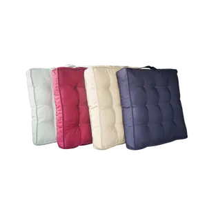 Thai Kapok Box Cushion with Different Colors Pillow Case Wholesale Best Quality from Thailand for Home Use & Decoration