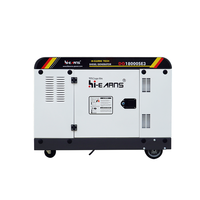 Générateur diesel monocylindre Hiearns New Model DG18000SE3 12 kW, système refroidi par air, utilise un moteur diesel de 25 ch HR998