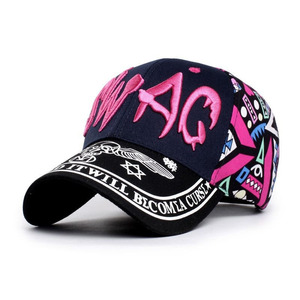 Colorful Geometric Print 3D Letter Embroidery Baseball Cap Hip Hop Streetwear Adjustable Snapback <b>Hat</b> Women <b>Men</b> Outdoor <b>Sun</b> Viso - Product Image 5