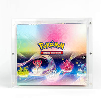 Vente en gros Vitrine en acrylique transparent pour Pokemoned Mini Tin 8/10 Étain TCG Protecteur en acrylique Mini Boîte de présentation