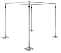 Tubería de aluminio y telones de fondo para eventos Decoración de bodas