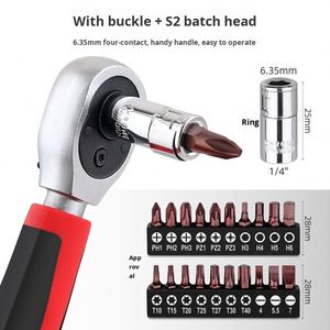 <strong>Manufacturer</strong> Cross-Border Quick Ratchet Wrench Screwdriver <strong>Bit</strong> Set Mini Socket Flathead Phillips Hexagonal Torx-for <strong>Drill</strong> <strong>Bit</strong> - Product Image 4