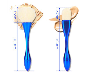 Kleine 5Pcs Makeup Brush Set Aangepaste Taille Stijl Zachte Set Nylon Haar Bevatten Pvc Verpakking - Product Image 6