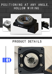 Réducteur de vitesse servo à arbre creux harmonique de haute précision, personnalisable ODM, plateforme rotative de 130 mm - Product Image 3