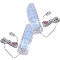 Feux décoratifs de voiture SM-36 12V 13 LED, paires de clignotants, feux d'avertissement d'angle de rétroviseur, bandes lumineuses anti-collision