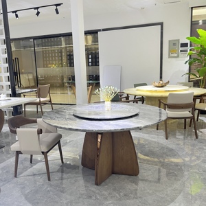 2 Person Marble <strong>Round</strong> Luxurious <strong>Extend</strong> Light Blue Outdoor <strong>Dining</strong> Room <strong>Table</strong> and Chair <strong>Uk</strong> Set for 8 4 6 - Product Image 6