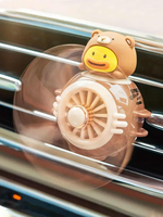 Diffuseur de parfum automobile en plastique personnalisé, design mignon pour la famille, à clipser sur grille d'aération, purificateur d'air et aromathérapie, vente en gros