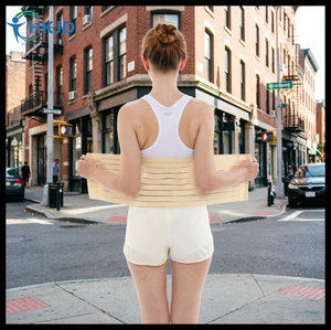 Faixa Abdominal Pós-Parto Respirável HKJD Sem Costura com Suporte de Barbatanas para Recuperação Pós-Cesariana e Controle Abdominal - Product Image 1
