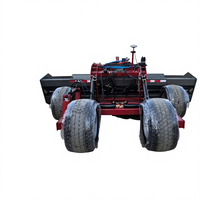 Niveleuse de terrain automatique à traction, guidée par GPS et laser, équipement de nivellement du sol agricole, niveleuse de tracteur