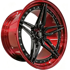 Jantes en alliage d'aluminium forgé 2 pièces, concaves profondes, cinq branches, 18-22, 5x110, 114.3, 120, compatibles avec <span class=keywords><strong>Alfa</strong></span> Romeo Sport, jantes sur mesure - Product Image 3