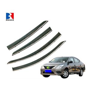 สําหรับ NISSAN VERSA/<span class=keywords><strong>ALMERA</strong></span> / SUNNY 2013 ฉีด Deflector PC + กระบังหน้าสแตนเลส - Product Image 1