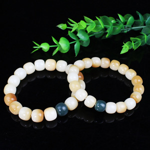 Bodhi Root <b>Bracelet</b> 10x11mm 11x12mm A Touch Of Green Unisex Gift Fashion Beaded <b>Bracelets</b> - Product Image 2