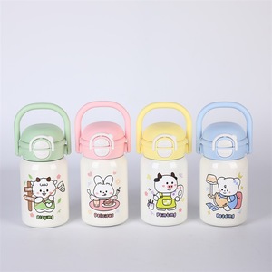 High- Tote-style Vacuum-insulated 316 Stainless Steel <strong>Childrens</strong> Thermos Cute Dual-use Pop-up Cup Portable Cartoon Student <strong>Mug</strong> - Product Image 4