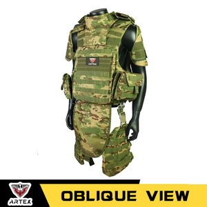 Chaleco Táctico de Camuflaje Impermeable de Nailon Personalizado, Portaplacas con Corte Láser Molle, Liberación Rápida, Ajustable, Equipo de Protección para Caza - Product Image 2