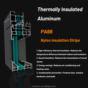Fenêtre coulissante en verre trempé à rupture de pont thermique insonorisée avec double vitrage pour maison résidentielle, prix d'usine - Product Image 6