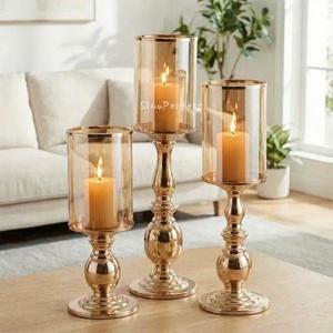 Luxury Event Party Metal Silver Gold Stand Wedding Flower Vase Decoration Centerpiece For Tables - Product Image 1